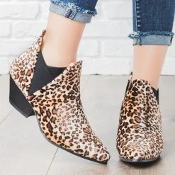 Qupid Shoes Pointed Toe Faux Suede Booties Newest Arrivals