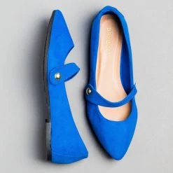 Bamboo Shoes Pointed Toe Mary Jane Flats