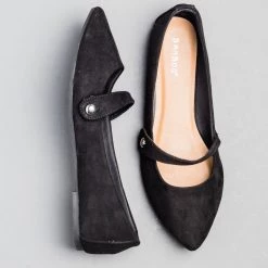Bamboo Shoes Pointed Toe Mary Jane Flats