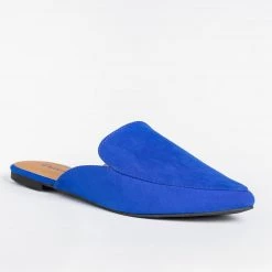 Qupid Shoes Pointed Toe Mules