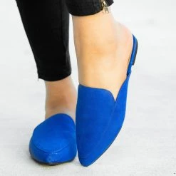 Qupid Shoes Pointed Toe Mules