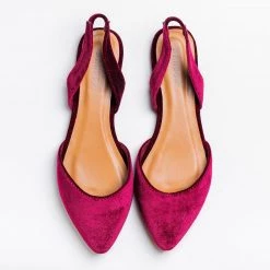 Bamboo Shoes Newest Arrivals Pointed Toe Slingback Flats