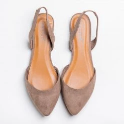 Bamboo Shoes Newest Arrivals Pointed Toe Slingback Flats