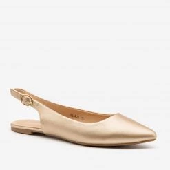 Refresh Newest Arrivals Pointed Toe Slingback Flats