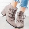 Bamboo Shoes Newest Arrivals Pointed Toe Triple Buckle Booties