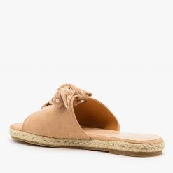 Shoe Republic LA Polka Dot Laced Slides