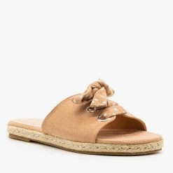 Shoe Republic LA Polka Dot Laced Slides