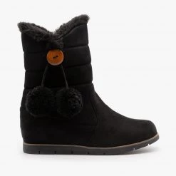 Lucita Shoes Pompom Tassled Winter Boots FINAL SALE