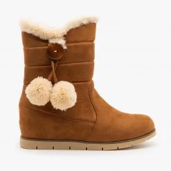 Lucita Shoes Pompom Tassled Winter Boots FINAL SALE