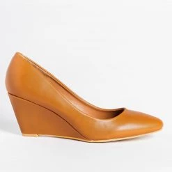 Weeboo Newest Arrivals Posh Almond-Toe Wedges FINAL SALE