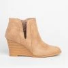 Qupid Shoes Posh Ankle Bootie Wedges FINAL SALE