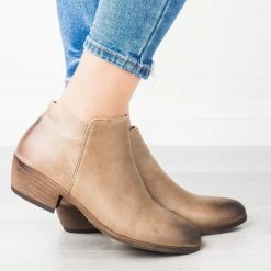 Mata Posh Burnished Toe Booties