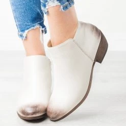 Mata Posh Burnished Toe Booties 8 Mata Posh Burnished Toe Booties