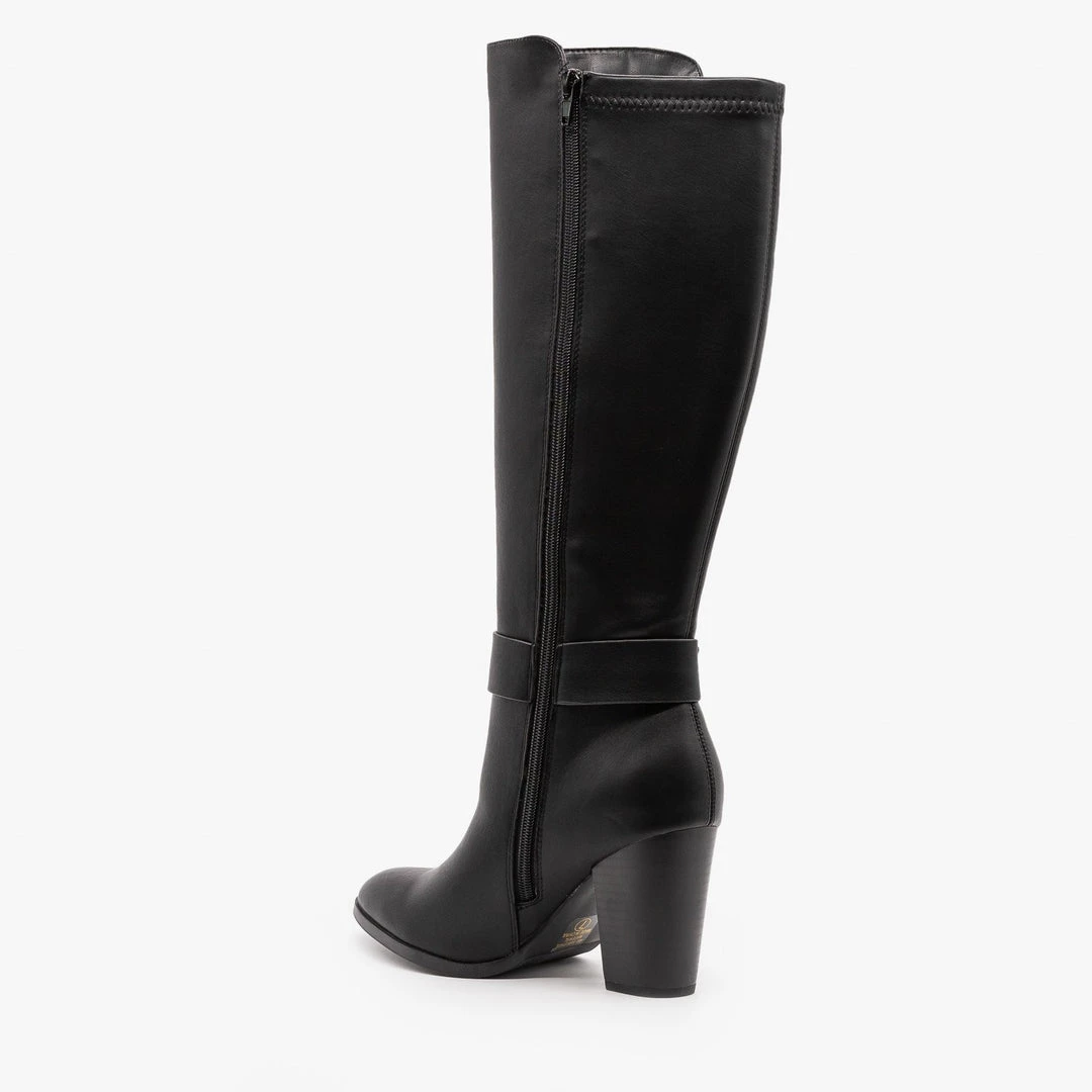 Delicious Shoes Newest Arrivals Posh High Heel Buckled Boots 6 Delicious Shoes Newest Arrivals Posh High Heel Buckled Boots