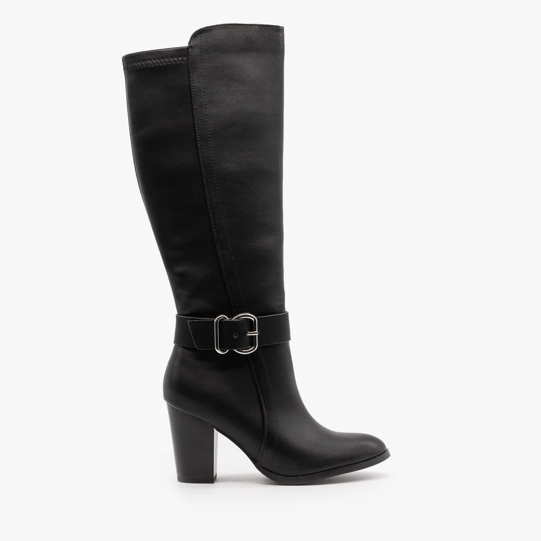 Delicious Shoes Newest Arrivals Posh High Heel Buckled Boots 4 Delicious Shoes Newest Arrivals Posh High Heel Buckled Boots