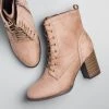 Glaze Newest Arrivals Posh Lace-Up Ankle Booties
