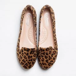 Forever Newest Arrivals Posh Leopard Print Loafer Flats