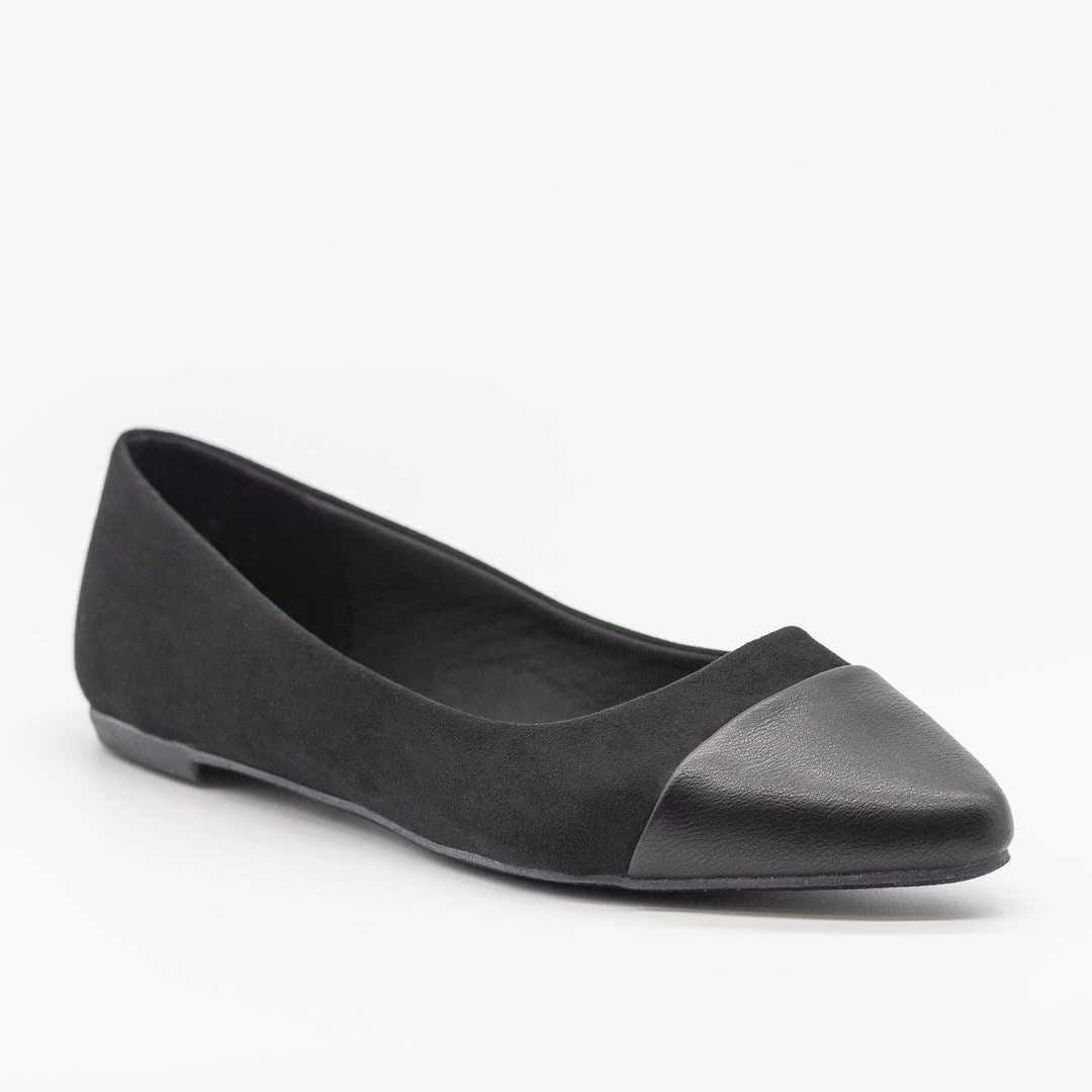 Bamboo Shoes Newest Arrivals Posh Pointed Capped Toe Flats FINAL SALE 3 Bamboo Shoes Newest Arrivals Posh Pointed Capped Toe Flats FINAL SALE