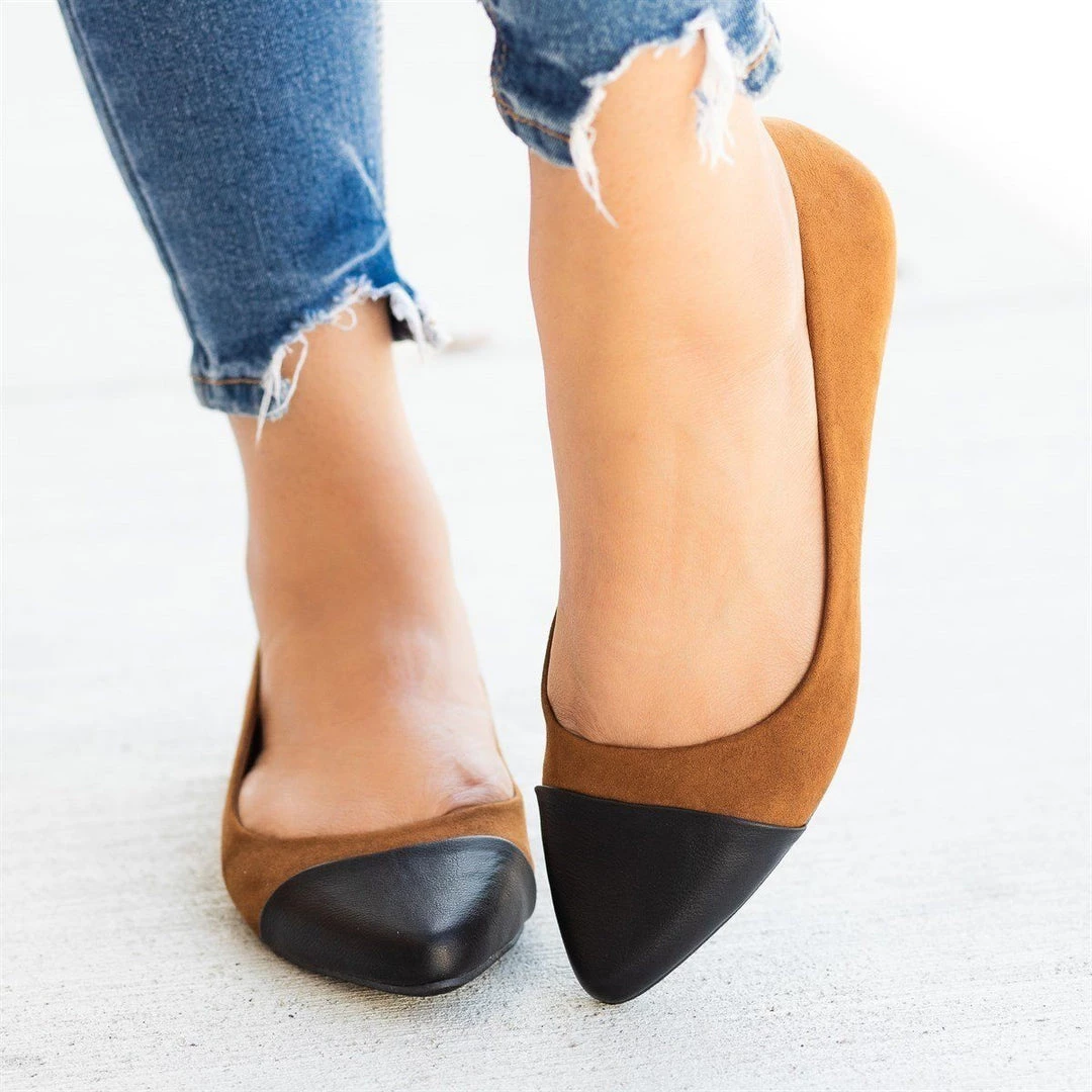 Bamboo Shoes Newest Arrivals Posh Pointed Capped Toe Flats FINAL SALE 6 Bamboo Shoes Newest Arrivals Posh Pointed Capped Toe Flats FINAL SALE