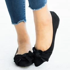 Calico Kiki Newest Arrivals Posh Ruffled Bow Flats