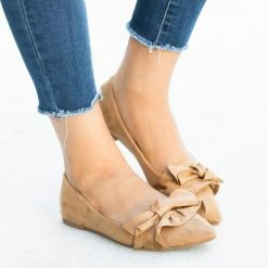 Calico Kiki Newest Arrivals Posh Ruffled Bow Flats