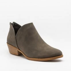 Top Moda Posh V-Cut Ankle Booties FINAL SALE
