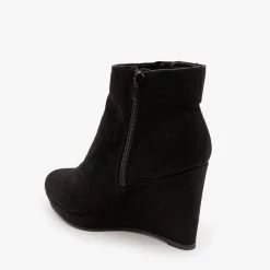 Bamboo Shoes Newest Arrivals Posh Wedge Booties FINAL SALE