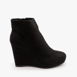 Bamboo Shoes Newest Arrivals Posh Wedge Booties FINAL SALE