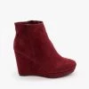 Bamboo Shoes Newest Arrivals Posh Wedge Booties FINAL SALE