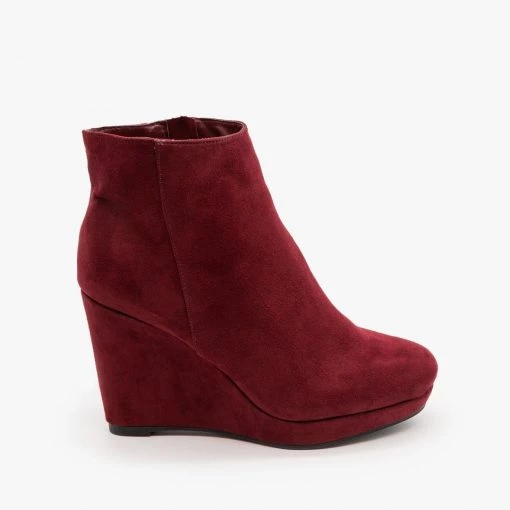 Bamboo Shoes Newest Arrivals Posh Wedge Booties FINAL SALE 6 Bamboo Shoes Newest Arrivals Posh Wedge Booties FINAL SALE