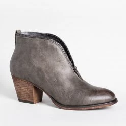 Mata Posh Zipper Trim Booties 11 Mata Posh Zipper Trim Booties