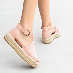 Anna Shoes Printed Peep-Toe Sandals