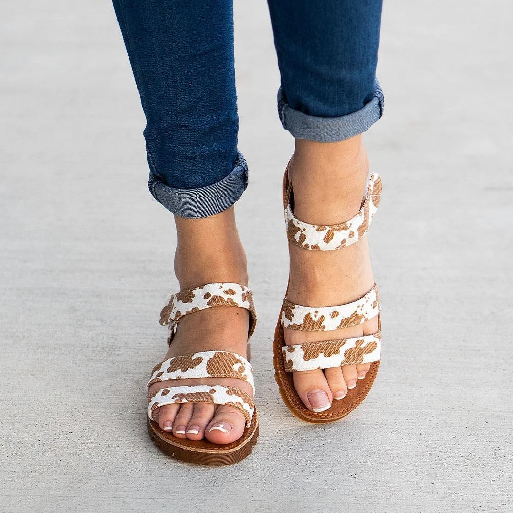 Mata Printed Strap Sandals Newest Arrivals 1 Mata Printed Strap Sandals Newest Arrivals