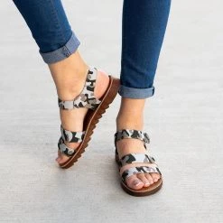 Mata Printed Strap Sandals Newest Arrivals