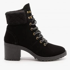 Qupid Shoes Newest Arrivals Quilted Cuff Winter Booties FINAL SALE 12 Qupid Shoes Newest Arrivals Quilted Cuff Winter Booties FINAL SALE