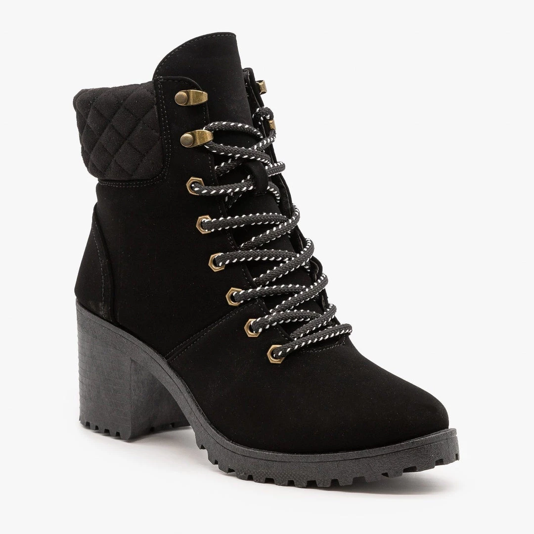 Qupid Shoes Newest Arrivals Quilted Cuff Winter Booties FINAL SALE 6 Qupid Shoes Newest Arrivals Quilted Cuff Winter Booties FINAL SALE