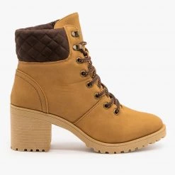 Qupid Shoes Newest Arrivals Quilted Cuff Winter Booties FINAL SALE