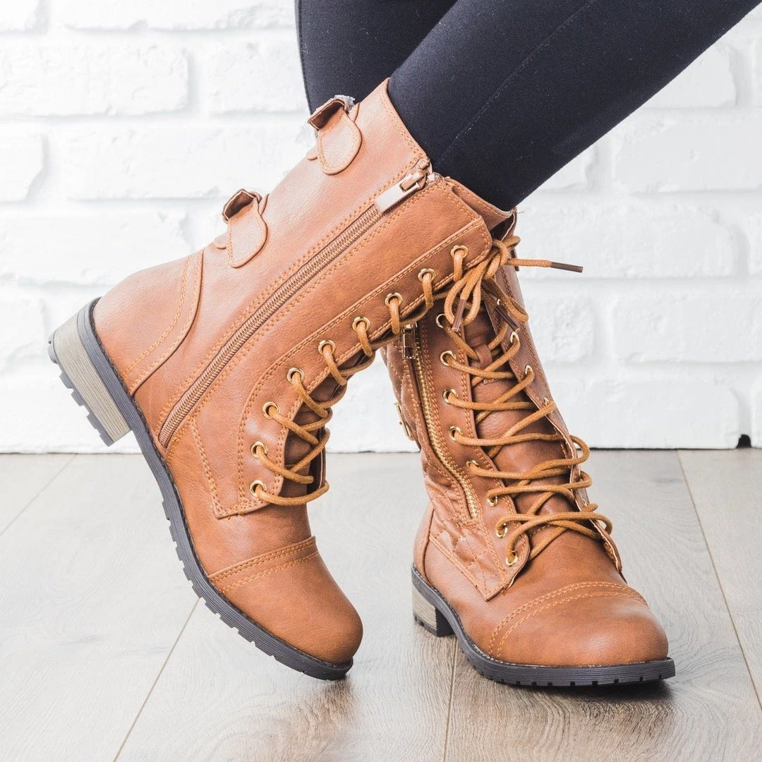 Forever Quilted Double Buckle Combat Boots Newest Arrivals 1 Forever Quilted Double Buckle Combat Boots Newest Arrivals