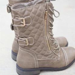Forever Quilted Double Buckle Combat Boots Newest Arrivals 12 Forever Quilted Double Buckle Combat Boots Newest Arrivals