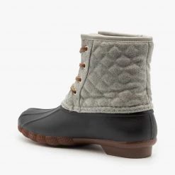 Top Moda Newest Arrivals Quilted Felt Duck Boots