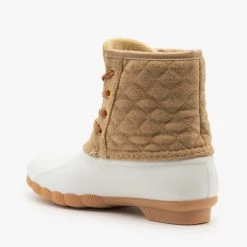 Top Moda Newest Arrivals Quilted Felt Duck Boots