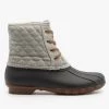Top Moda Newest Arrivals Quilted Felt Duck Boots