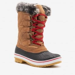 Wild Diva Shoes Quilted Furry Top Duck Boots Newest Arrivals