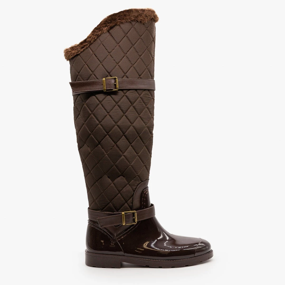 Bamboo Shoes Newest Arrivals Quilted Knee High Boots 1 Bamboo Shoes Newest Arrivals Quilted Knee High Boots