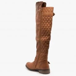 Forever Quilted Knee High Riding Boots Newest Arrivals