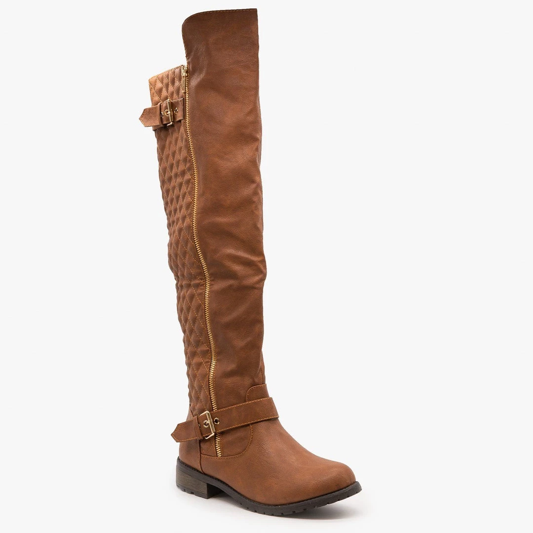 Forever Quilted Knee High Riding Boots Newest Arrivals 3 Forever Quilted Knee High Riding Boots Newest Arrivals