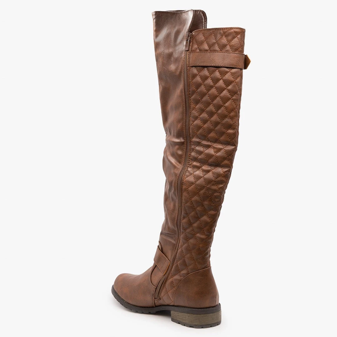 Forever Quilted Knee High Riding Boots Newest Arrivals 5 Forever Quilted Knee High Riding Boots Newest Arrivals
