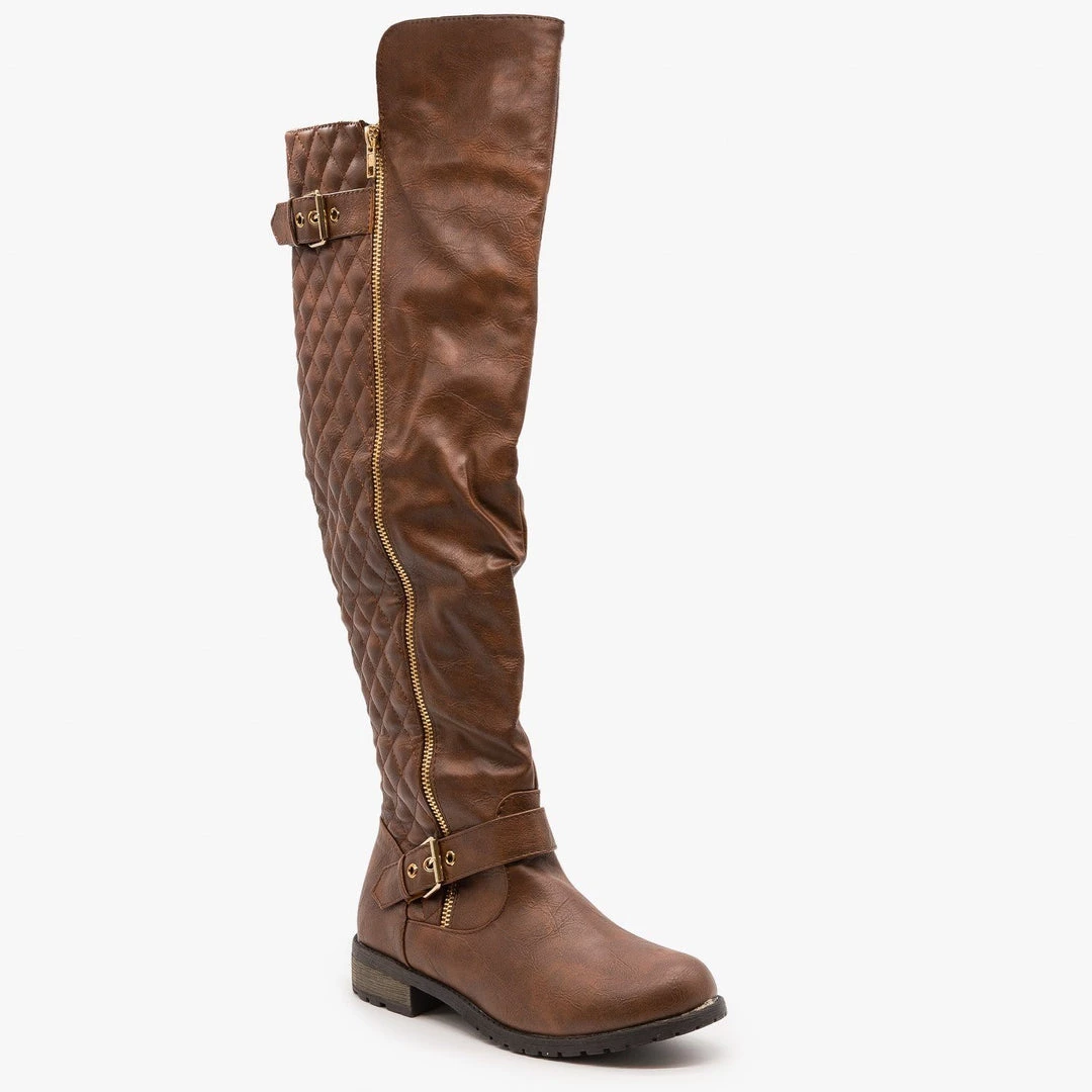 Forever Quilted Knee High Riding Boots Newest Arrivals 6 Forever Quilted Knee High Riding Boots Newest Arrivals