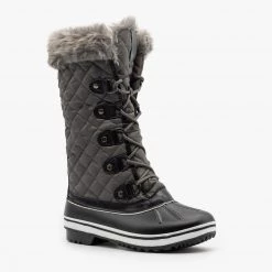 Forever Newest Arrivals Quilted Mid Calf Snow Boots