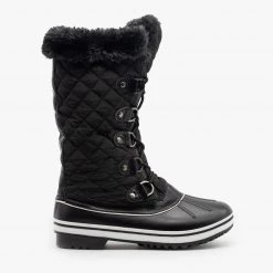 Forever Newest Arrivals Quilted Mid Calf Snow Boots 9 Forever Newest Arrivals Quilted Mid Calf Snow Boots